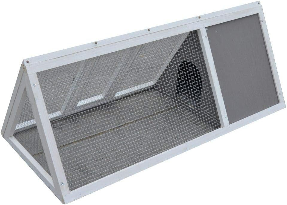 Outdoor Rabbit Run Hutch Enclosure 4ft Triangular Guinea Pig Play Pen
