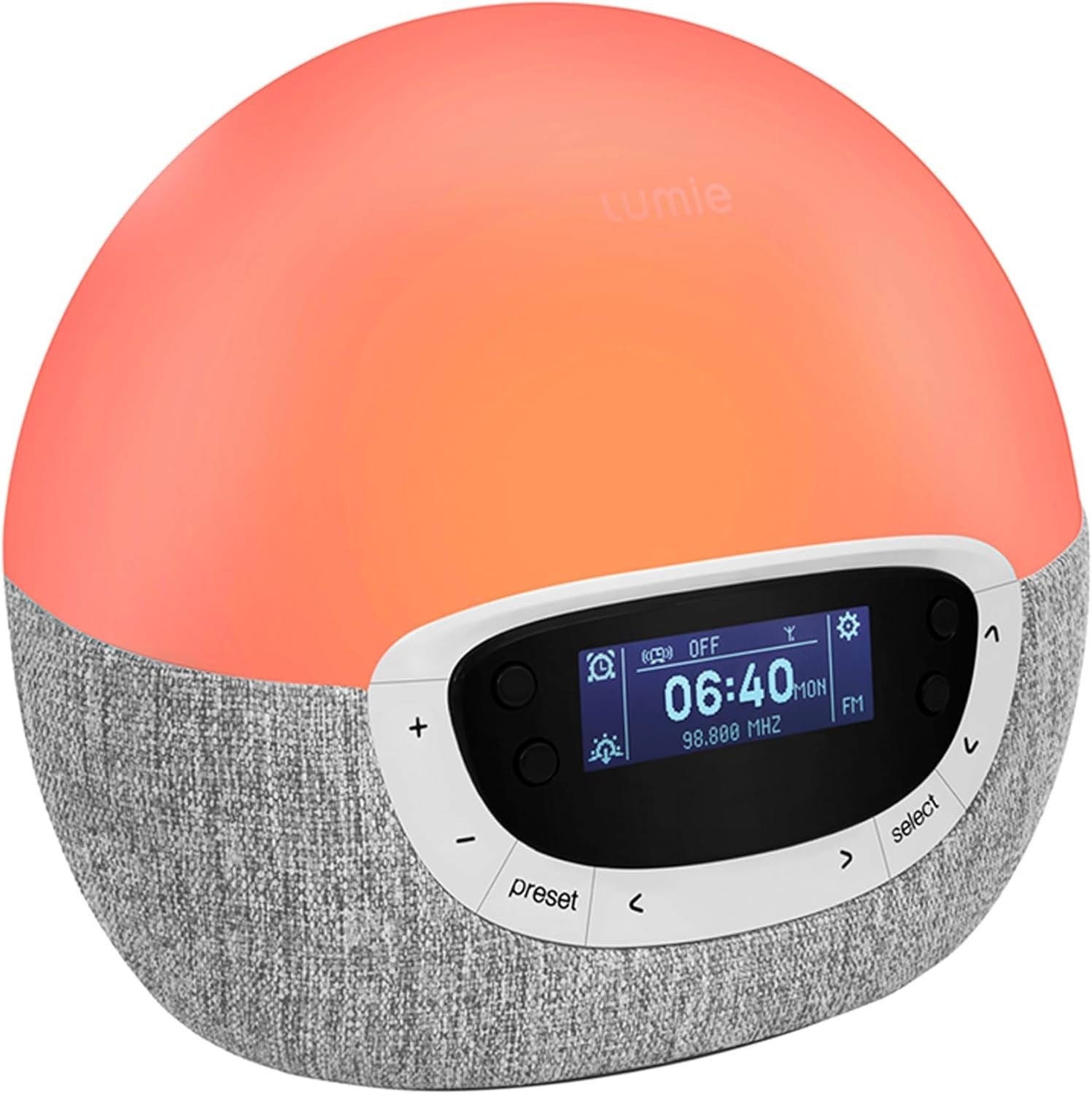 Sunrise Wake Up Alarm Clock Radio Dimmable Sleep Sounds Light Therapy