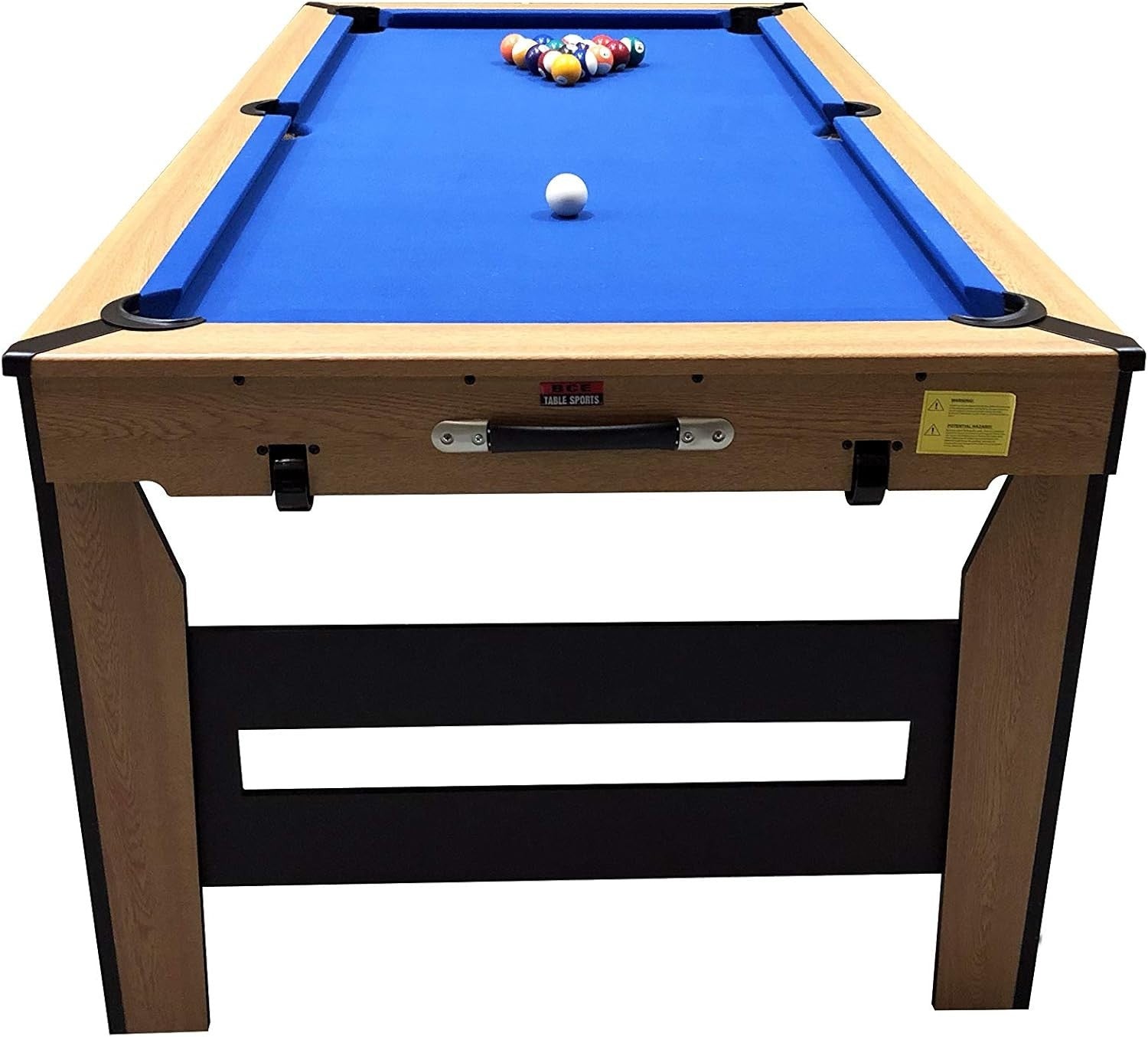 6FT Slim Folding Pool Table Portable Billiards Set No Assembly Purple