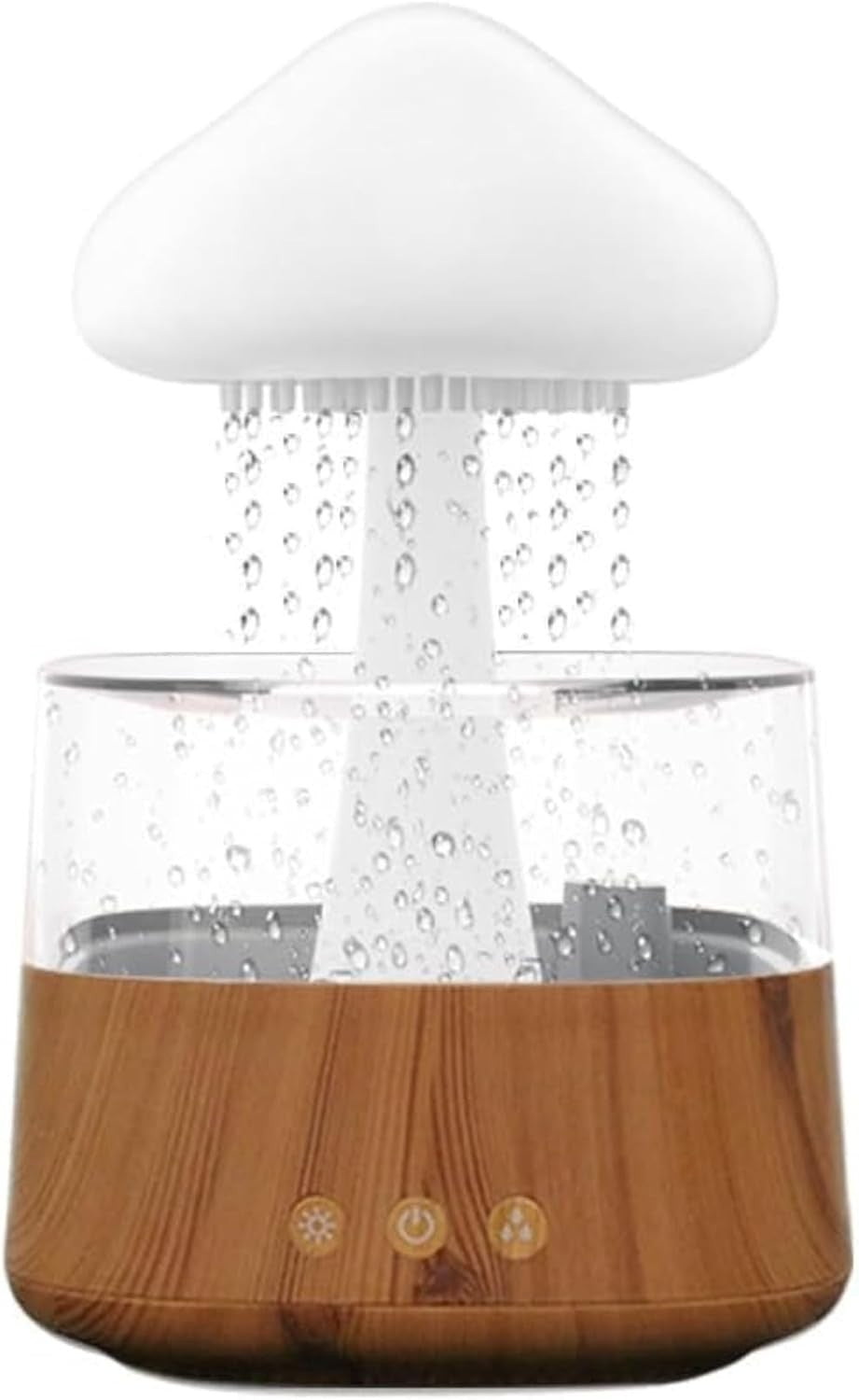 Rain Sound Humidifier for Sleep with Adjustable Volume & 5-Hour Timer