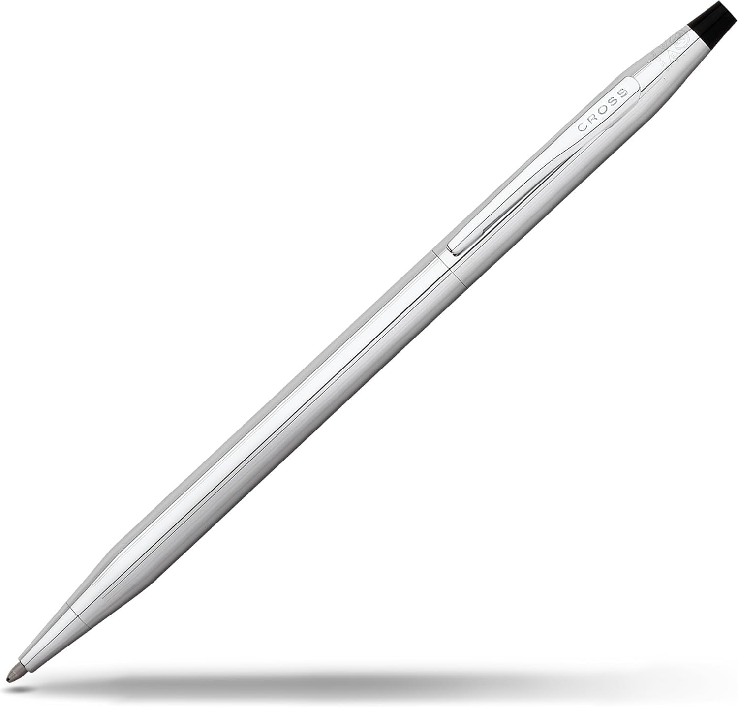 Luxury Lustrous Chrome Ballpoint Pen – Medium Point, Refillable, Gift Box