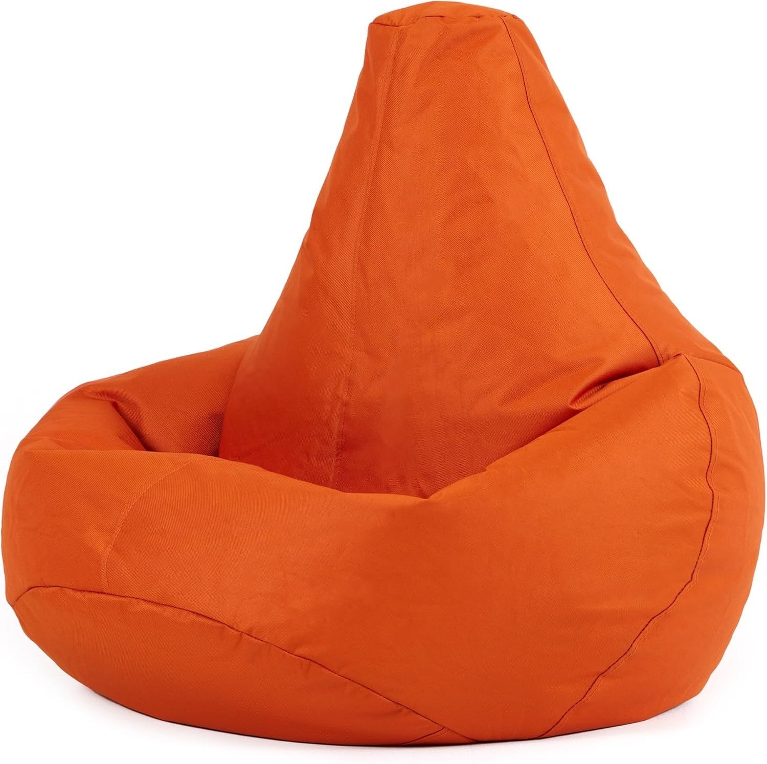 Kids Outdoor Bean Bag Chair Waterproof Gaming Seat – Orange Indoor Use