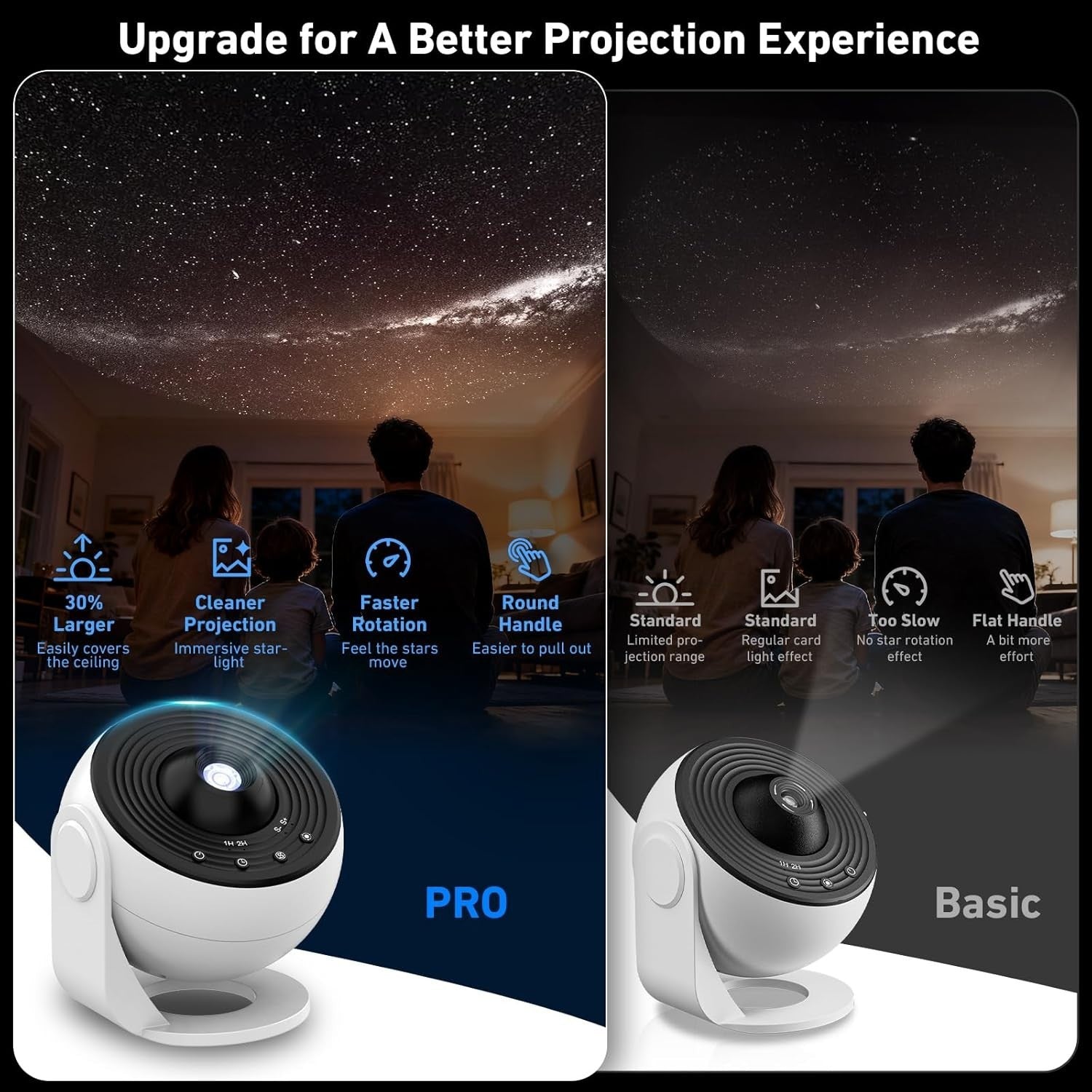 Planetarium Star Projector 12 Film Discs 3D Galaxy Nebula Night Light