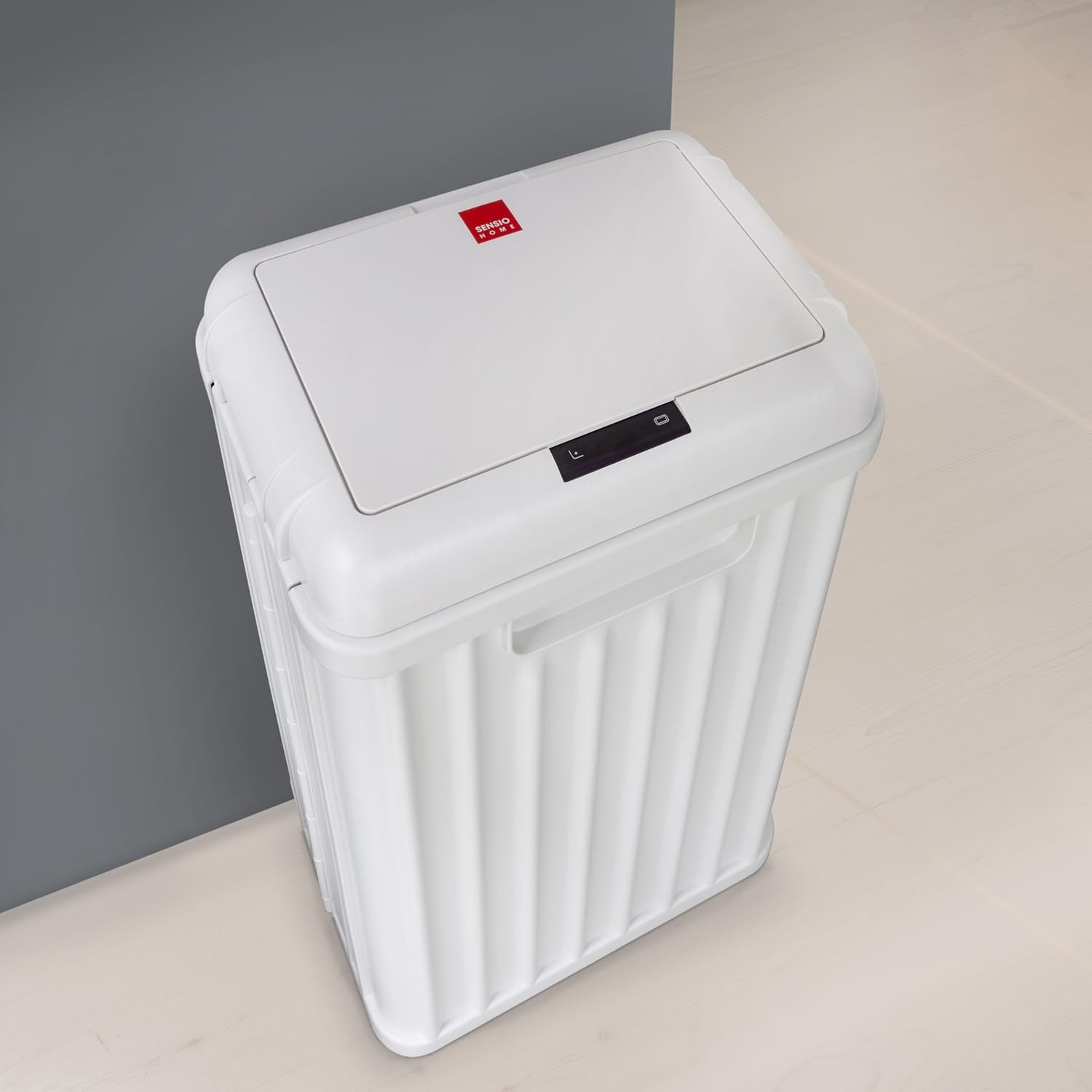 50L White Sensor Bin Waterproof Auto Lid Ozone