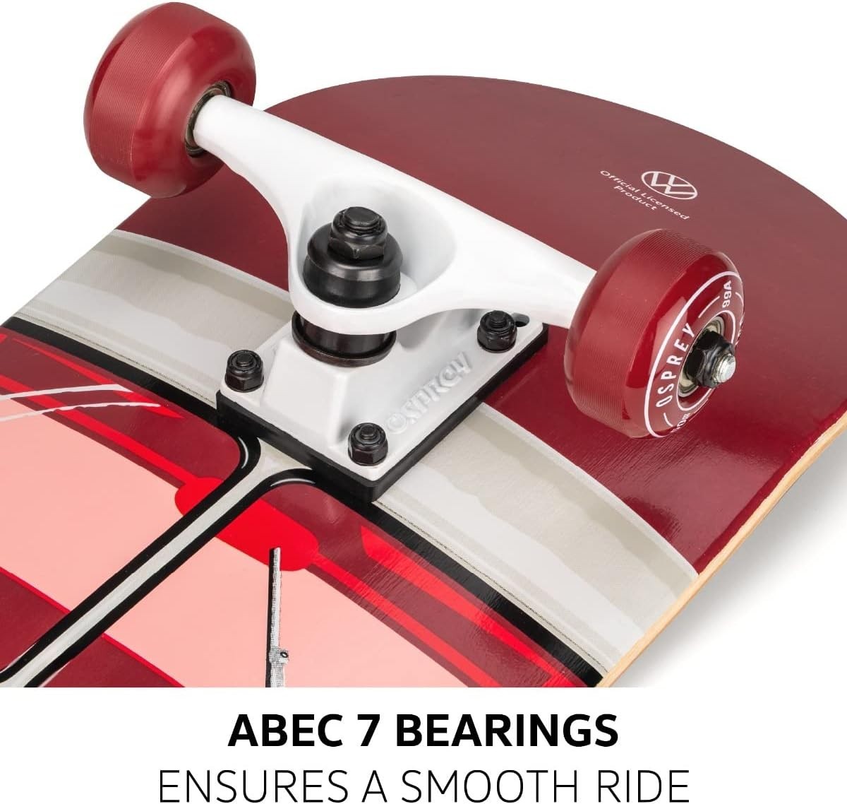 31" Double Kick Skateboard ABEC7 Maple Deck PU Wheels Grip Tape Kids Adults