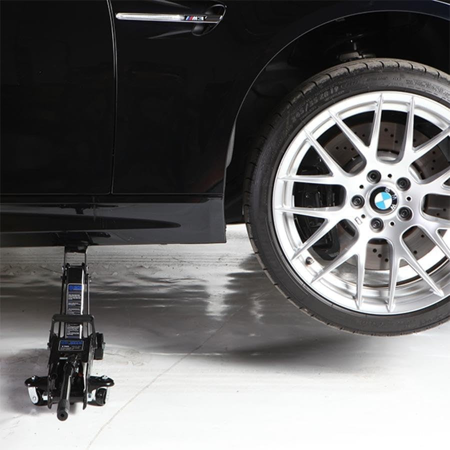 2 Ton Steel Hydraulic Trolley Jack Portable Car Lift with Carry Handle & Case
