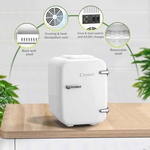 4L Mini Fridge Cooler & Warmer | Compact, Quiet, Energy Efficient 12V DC