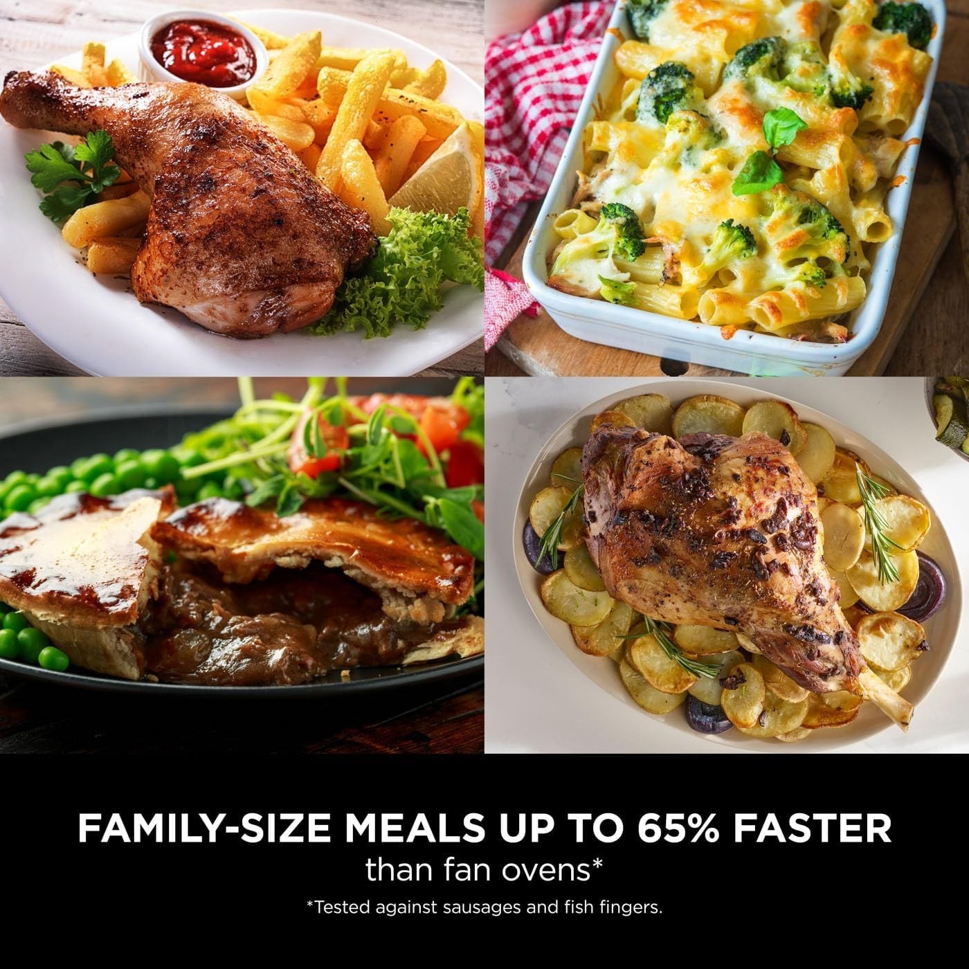 10.4L Dual Zone Mega Air Fryer | FlexDrawer XL | 7-in-1 Fast Family Cooker