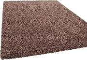 Extra Large Shaggy Rug 160x230cm 5cm Thick Soft High Pile Mocha Carpet