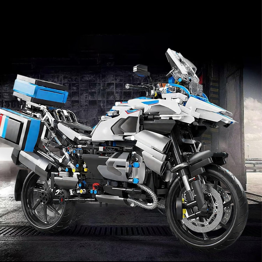 2369 PCS Motorcycle Model Kit | Realistic Colors & Detailed Build | Gift