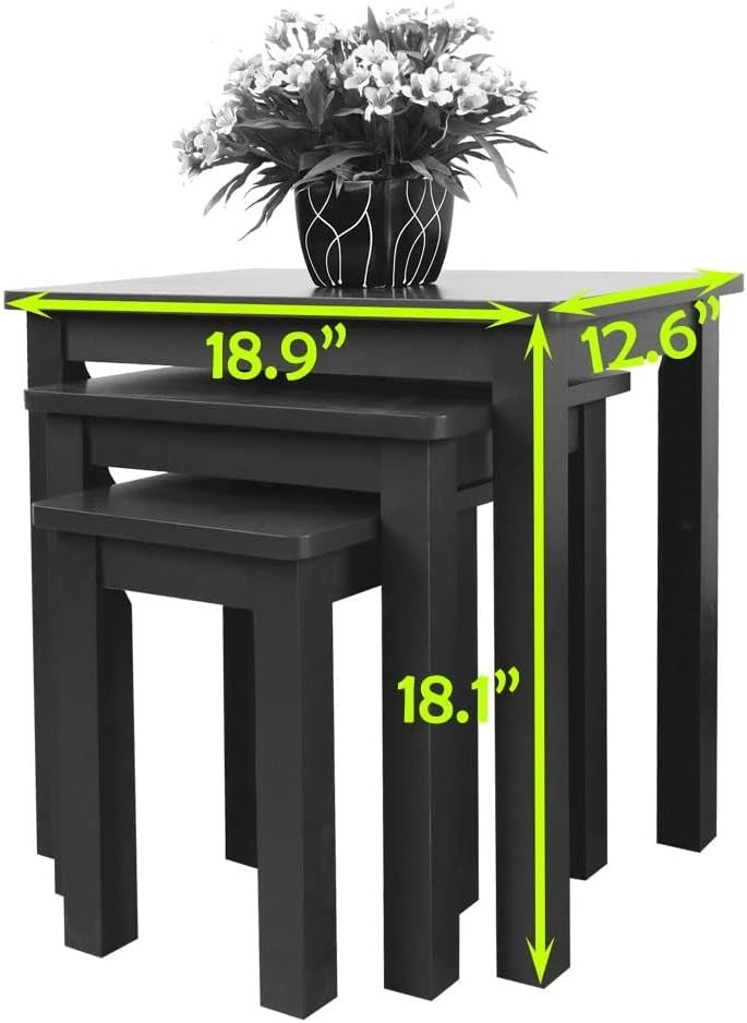 Walnut Brown End Table Side Accent Furniture Rectangular Engineered Wood 8kg