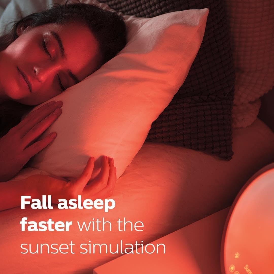 Sunrise Wake Up Light Alarm Clock Sleep Aid Sunset Sounds Night Lamp