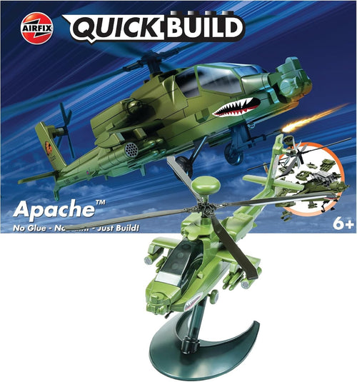 Apache Helicopter Snap Build Kit Kids 6+ Military Toy Plane Model RAF Gift