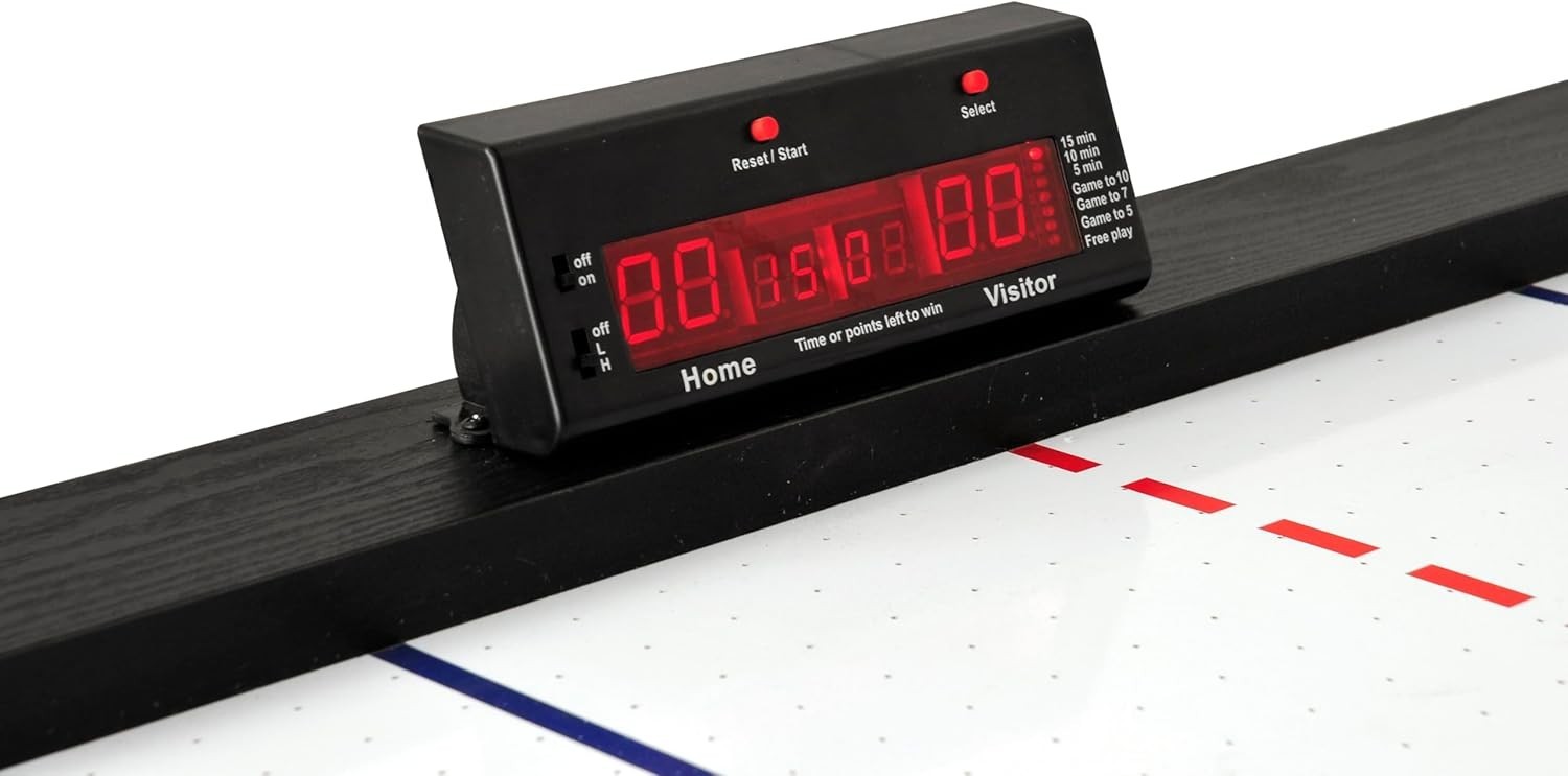 Competition Air Hockey Table Electronic Scoring Full Size Indoor Game