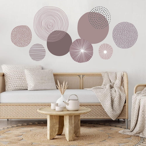 Boho Abstract Wall Art Decals Colorful Stickers Kids & Living Room