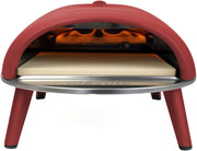 Gas Portable Pizza Oven with Peel & Bag | Outdoor BBQ Pizza Maker 500°C | Red