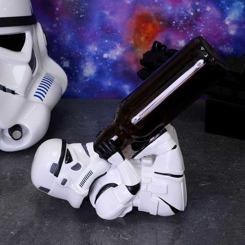 Sci-Fi Resin Wine Bottle Holder Figurine Creative Home Bar Display Gift