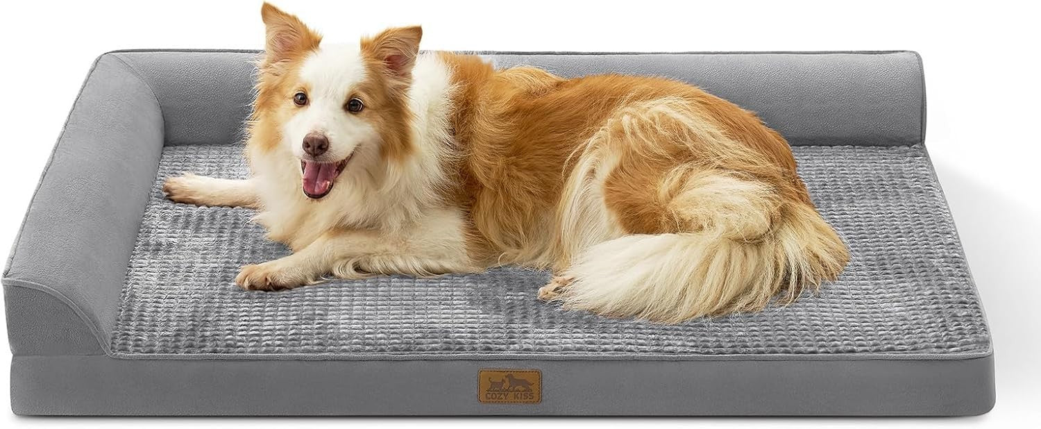Large Orthopedic Dog Bed L Shape Sofa Washable Anti Slip