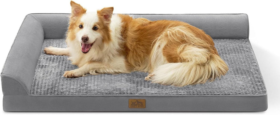 Large Orthopedic Dog Bed L Shape Sofa Washable Anti Slip