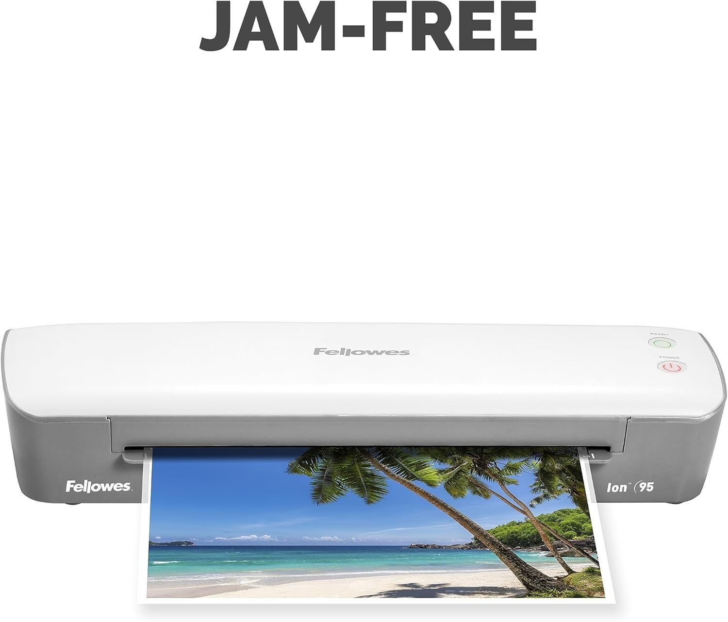 9.5” Thermal Laminator Compact Jam-Free Easy Use + 15 Pouches