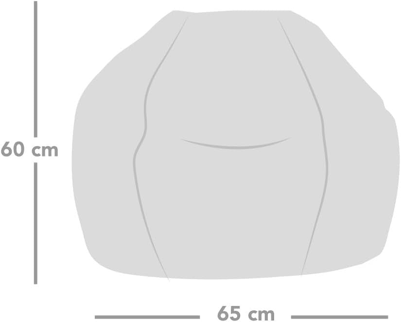 Kids Outer Space Bean Bag Chair with Footstool Washable Bedroom Seat