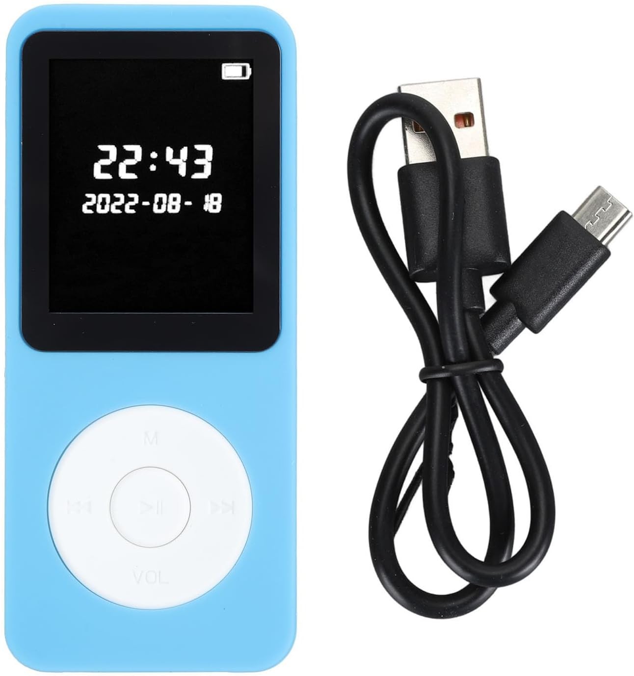 Bluetooth 5.0 8GB 1.77″ LCD MP3 Player for Kids w/ FM Radio & Recorder