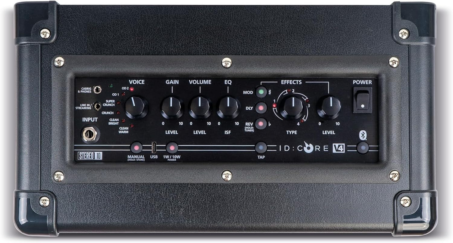 ID Core 10 v4 Bluetooth Guitar Amp 1W USB-C CabRig Lite Effects