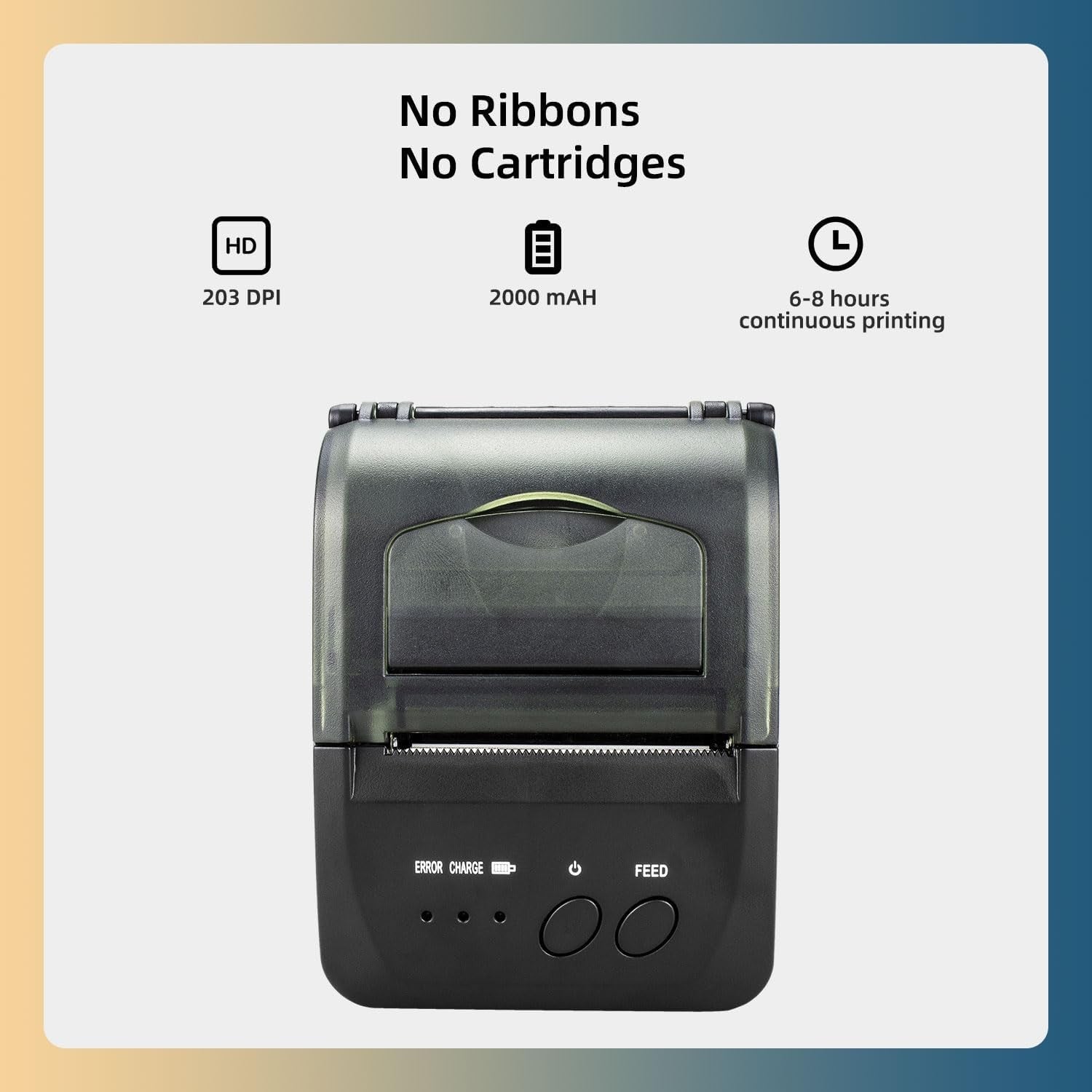 NetumScan Bluetooth Thermal Receipt Printer 2" Mini USB POS 58mm