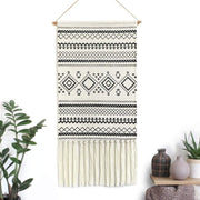 Boho Macrame Wall Hanging Geometric Woven Tapestry Decor