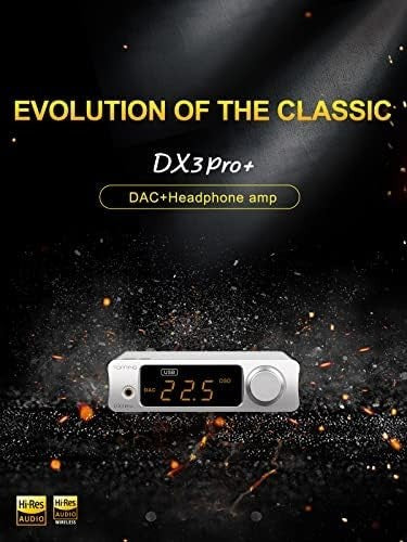 DX3 Pro+ High-Res DAC & Headphone Amp USB Coaxial Bluetooth 5.0