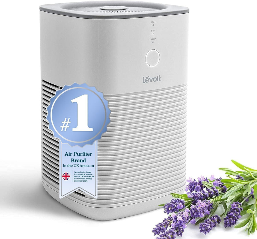 Dual HEPA Air Purifier Bedroom Aromatherapy Quiet Sleep Mode Ozone Free
