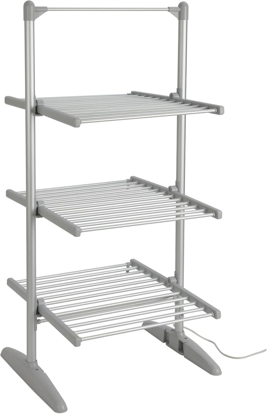 3 Tier Heated Clothes Airer Electric Drying Rack 36 Heated Rails Indoor