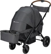 Twin Wagon Pushchair from Birth to 22kg, All-Terrain Wheels, Compact Fold
