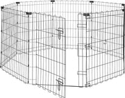 Heavy Duty Dog Playpen with Door Indoor Outdoor Fence 152x152x76cm