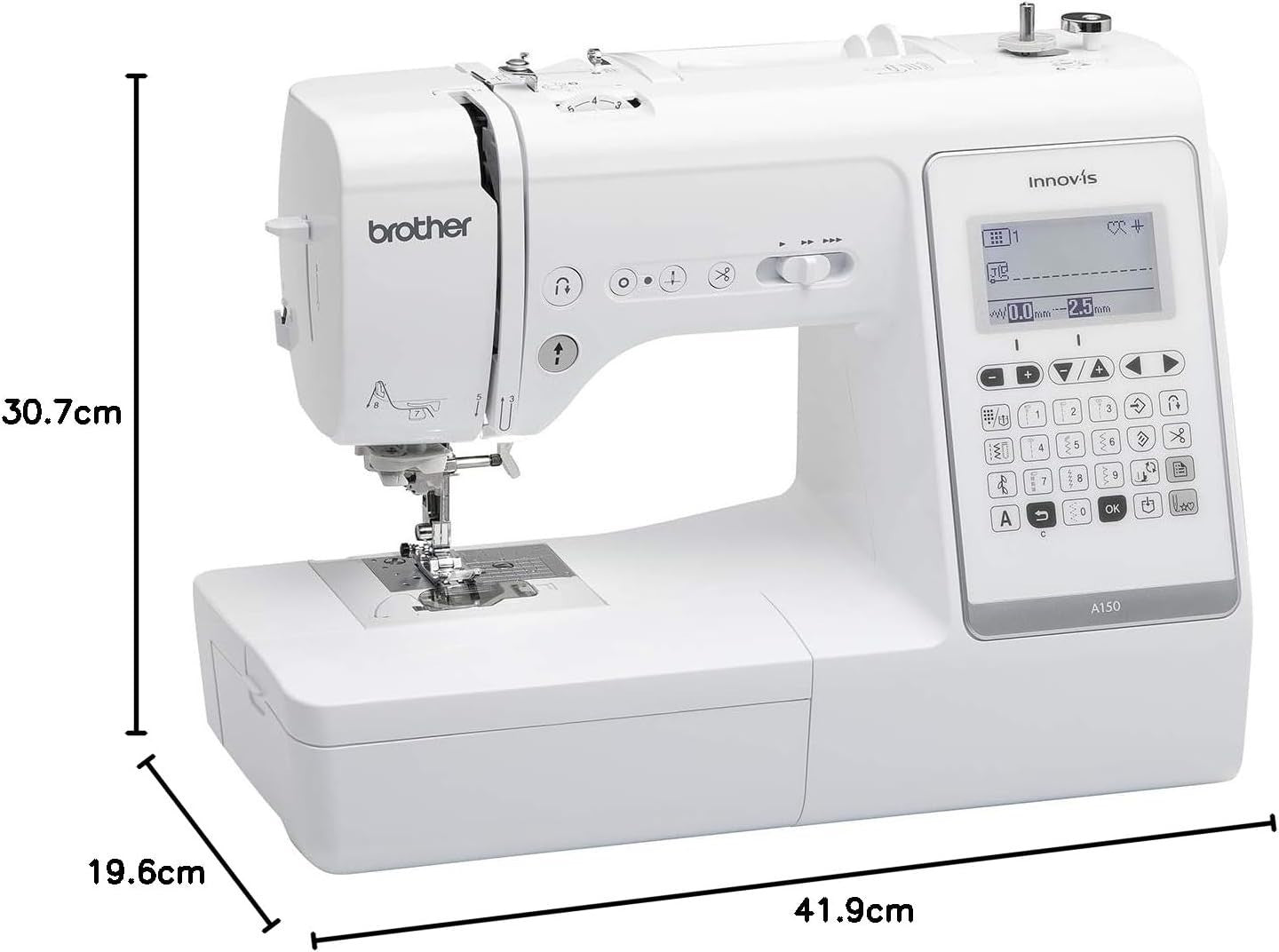 Computerised Sewing Machine 150 Stitches LCD Display Auto Threader