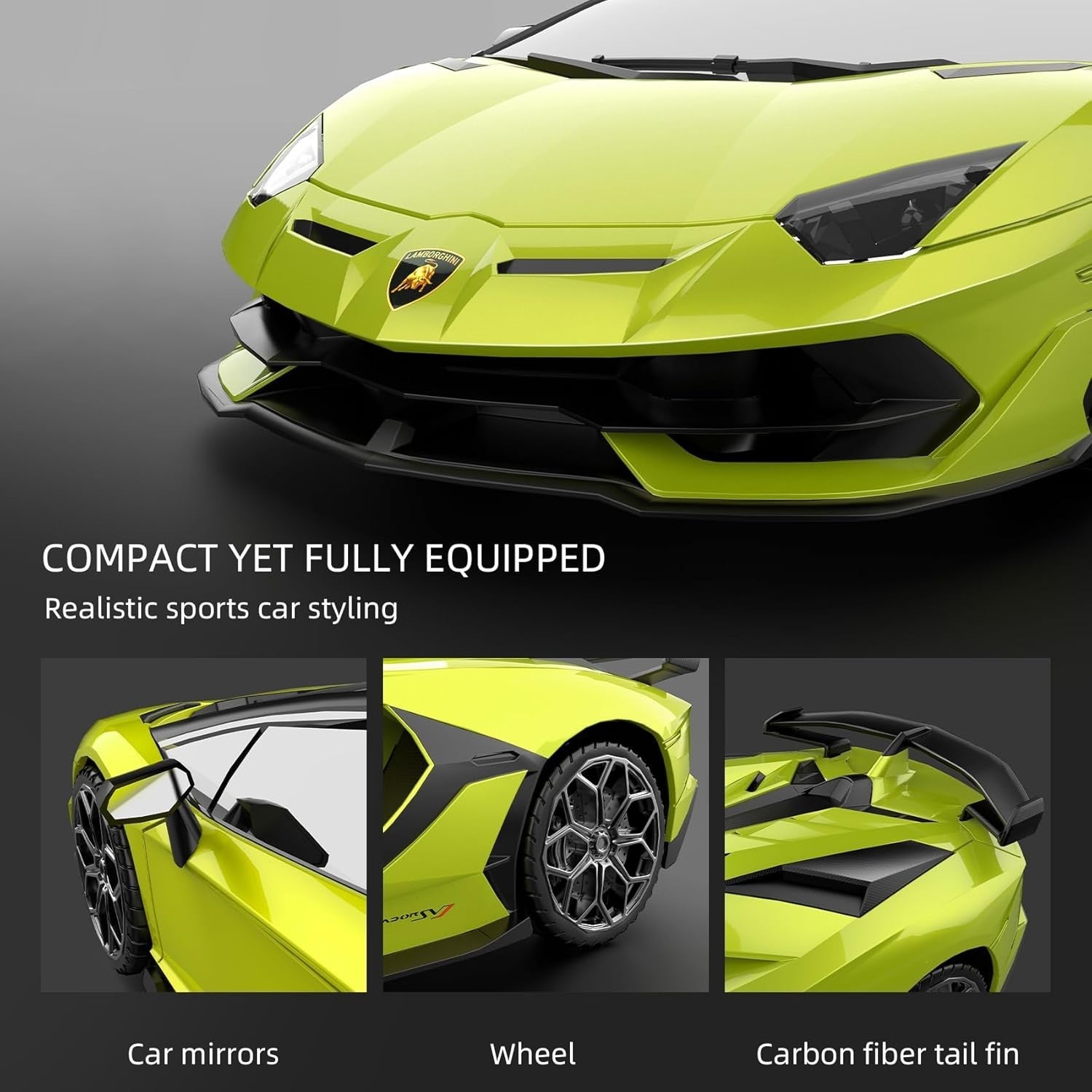 1:24 Lamborghini RC Car 2.4GHz – Licensed Remote Control Toy for Kids 3–8