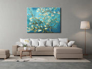 Extra Large Almond Blossom Canvas Wall Art Floral Print