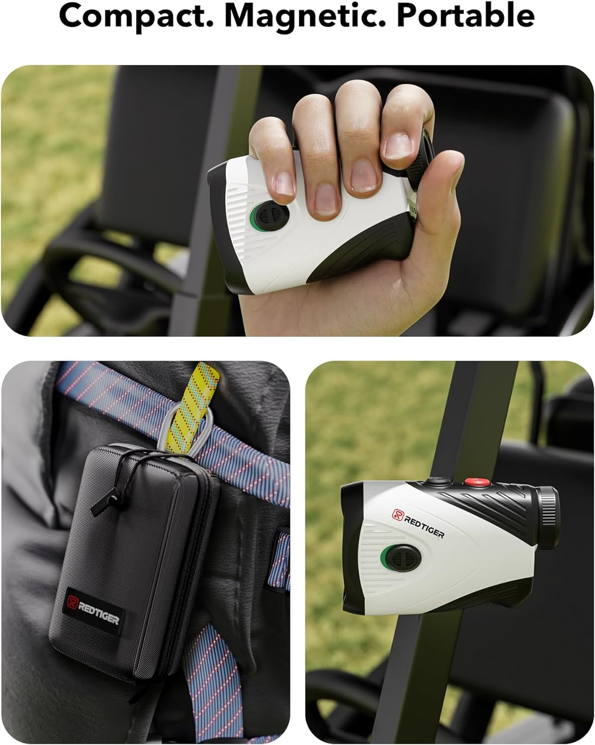 Golf Range Finder 1200 Yards Slope Lock Vibration Rechargeable