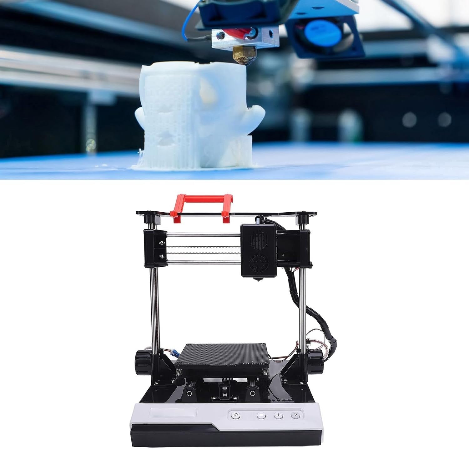High Speed Mini 3D Printer Beginner Fast Heat 100x100x100mm GB PLA TPU