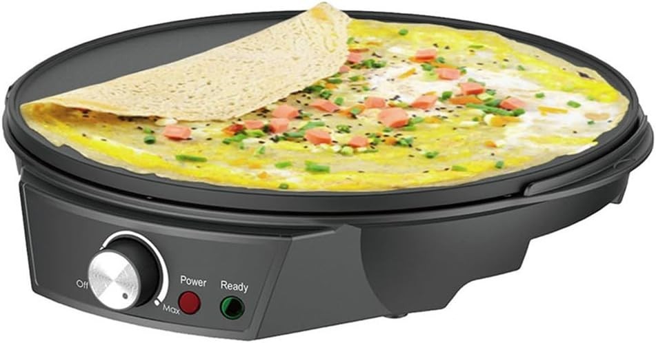 1200W Electric 11-Inch Non-Stick Crepe & Pancake Maker with Spreader