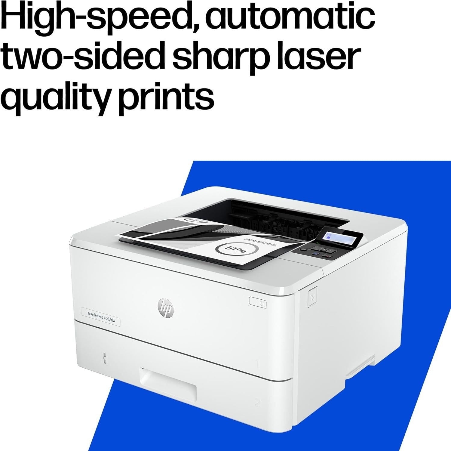 White Mono Laser Printer 40ppm Duplex WiFi Ethernet Small Office A4