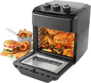 12L Air Fryer Oven | Rotisserie, Roast, Toast, Bake, 3 Racks, No Preheat, 1800W