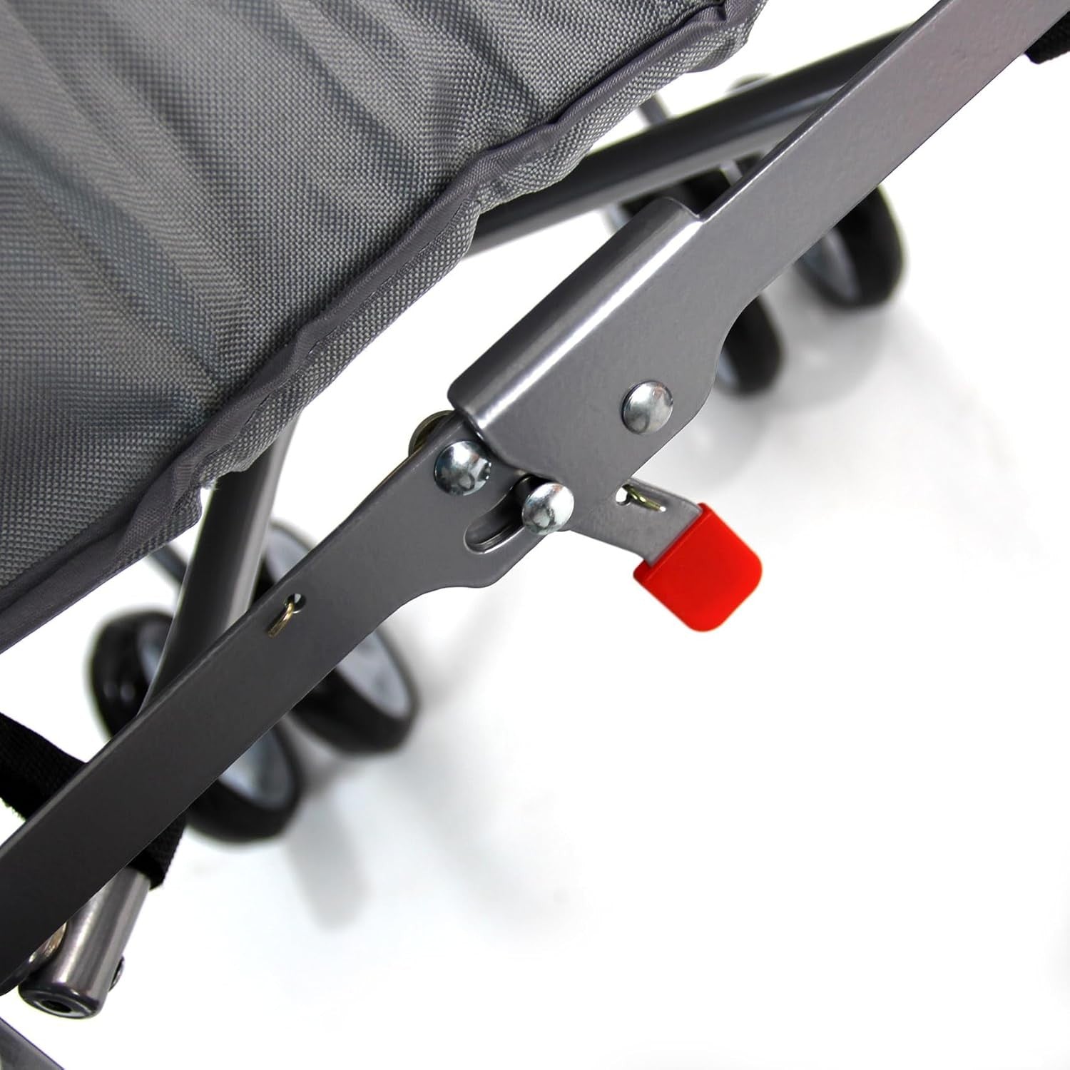 Pet Travel Stroller Dog Cat Pushchair Waterproof Foldable 4 Wheel Grey