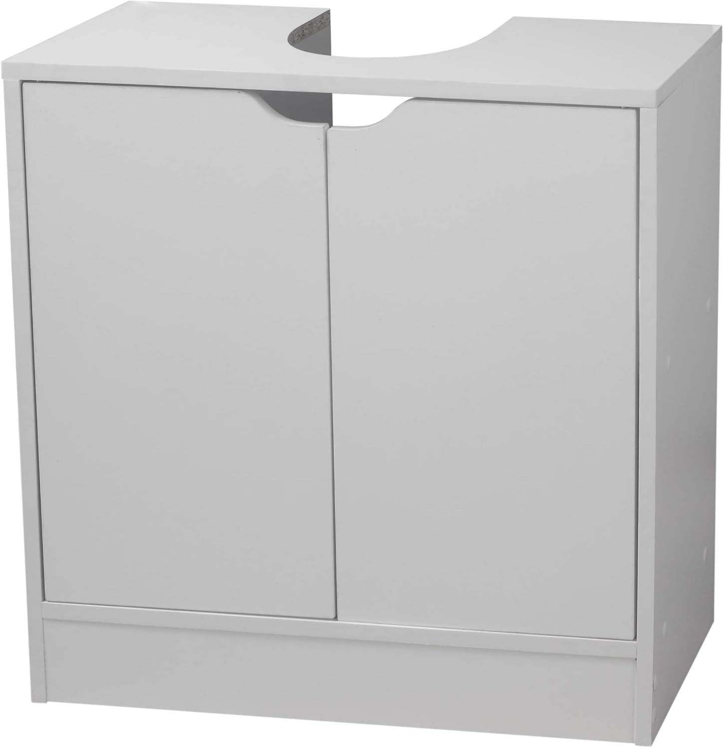Modern Bathroom Sink Cabinet Unit | Under Basin Storage Cupboard with Shelves
