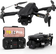 Foldable 4K Camera Drone with Brushless Motor, Optical Flow, 3 Speed Modes