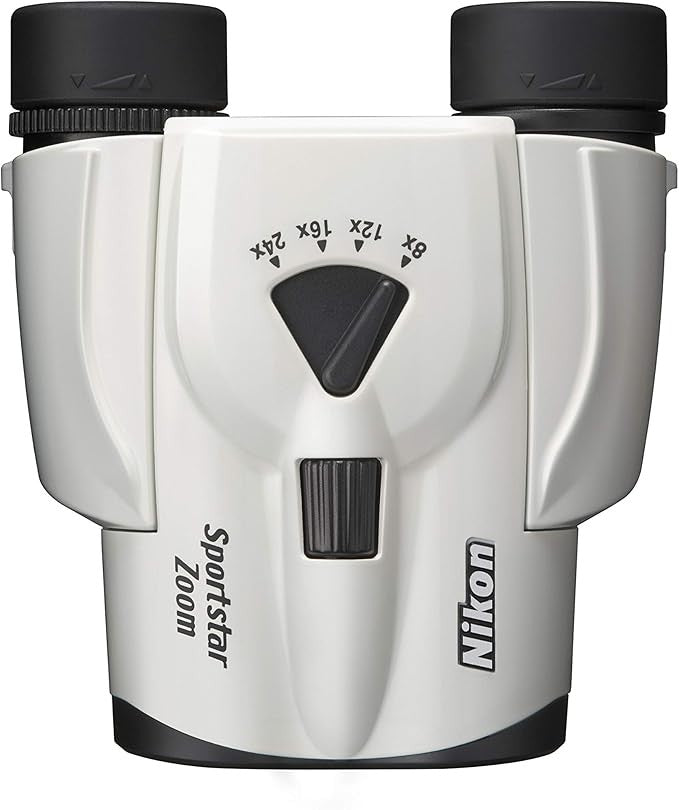 8–24x25 Compact Zoom Binoculars | Ultra-Portable Travel Optics | Lightweight HD