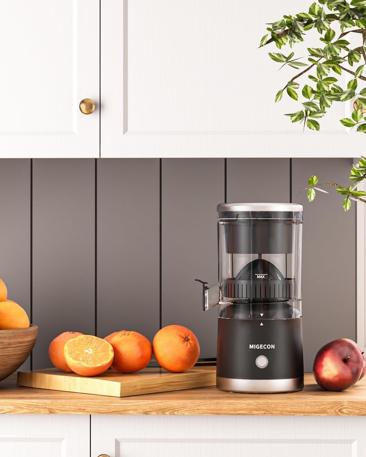 Portable Electric Citrus Juicer USB Rechargeable Anti Drip Easy Clean