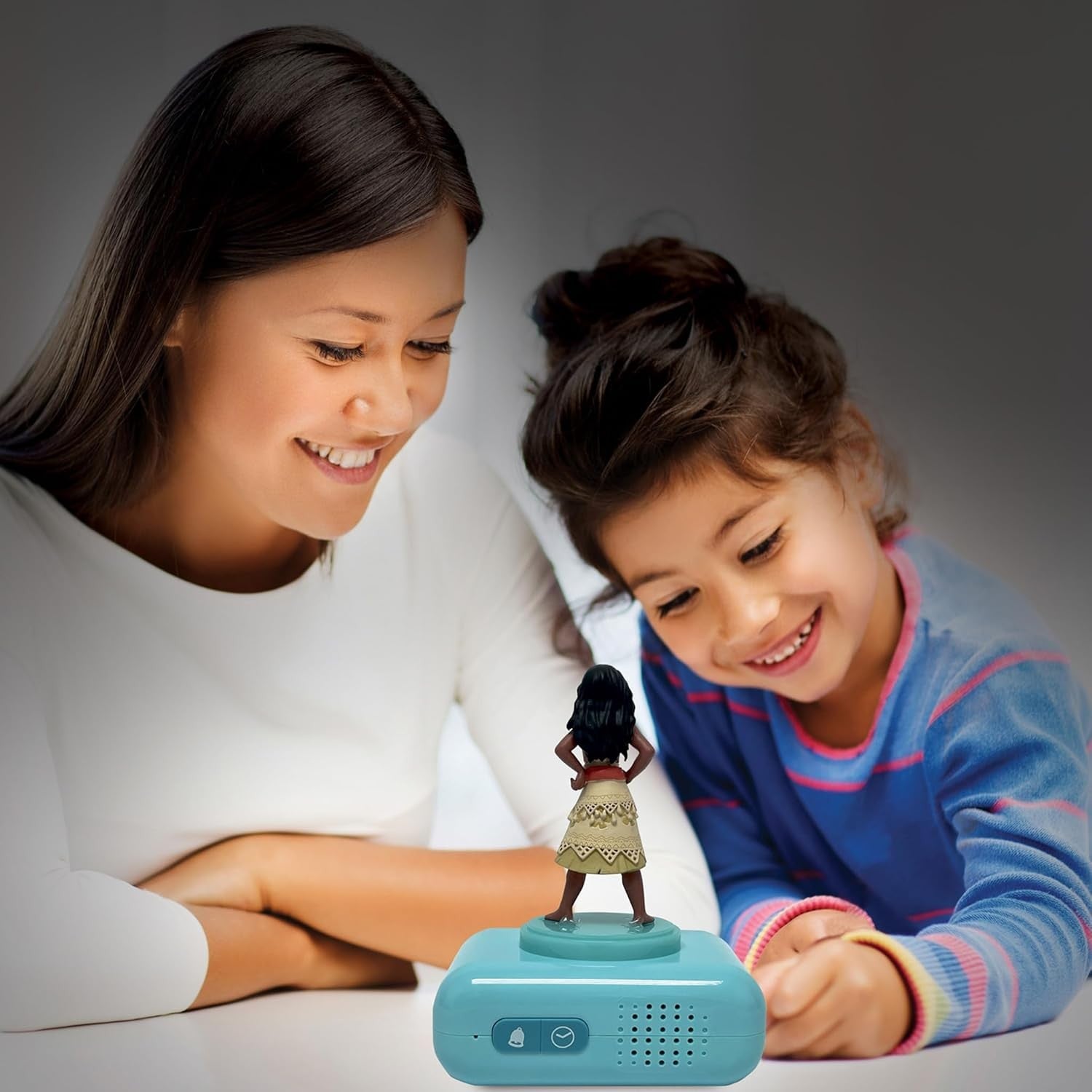 Kids Alarm Clock Night Light LED Display Snooze Sounds Bedroom Gift