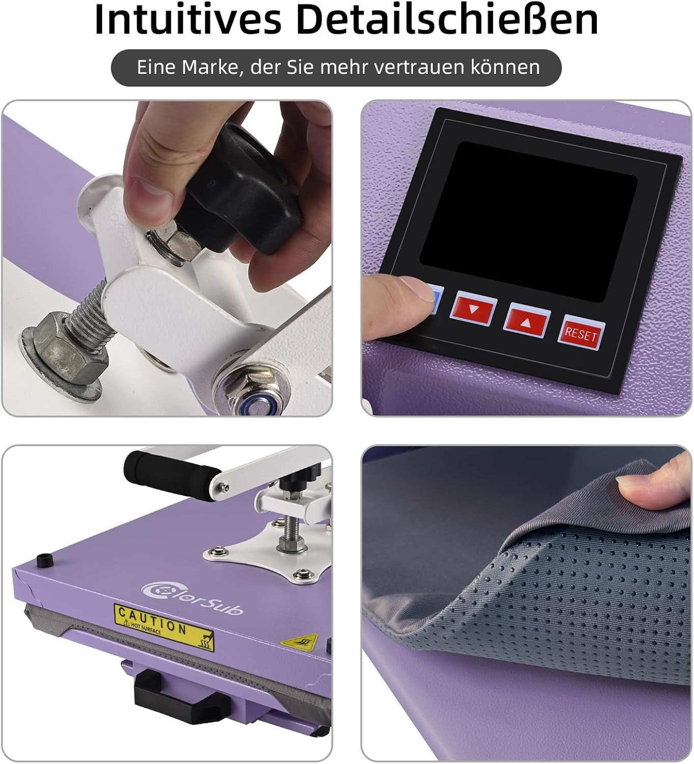 15x15 Heat Machine 1600W Digital Sublimation T-Shirt Press