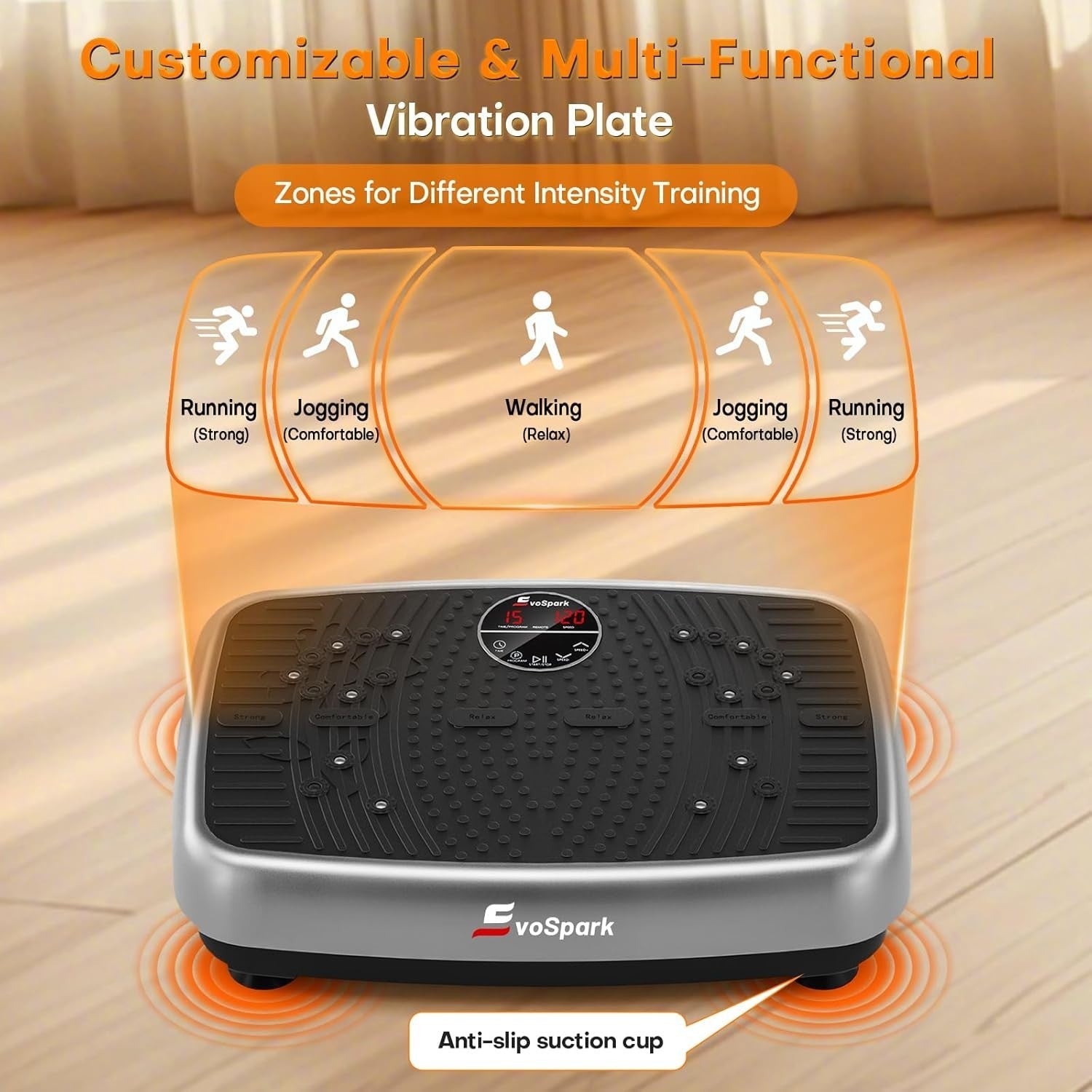 2D 3D Vibration Plate Exercise Platform Dual Motor Lymphatic Trainer